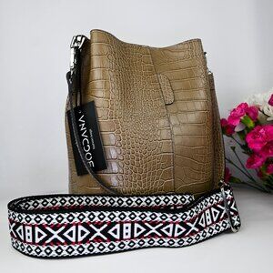 🎒 CROCO BELLA — Italian Leather Bag 🇮🇹